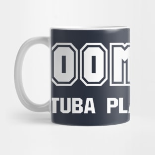 Tuba Oom-Pa White Text Mug